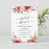 ラストバーンオレンジボホテラコッタブライダルシャワー 招待状 (スタンド正面)