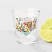ラストパーティーに最適!ビーチカクテルフルーツ独身最後の記念パーティー ショットグラス (正面)