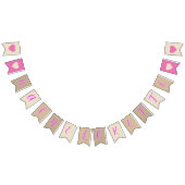 ラストパーティー ピンク パーティー用品 バンティングフラッグ (全)