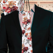 ラストピーチヴィンテージフローラ ネクタイ