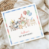 ラストファームアニマルズ子供の誕生日 スタンダードカクテルナプキン