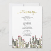 ラストフィエスタカクタス独身最後の週末 招待状 (裏面)