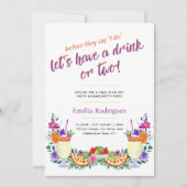 ラストフィエスタカクテルタコスバチェロレッテ 招待状 (正面)