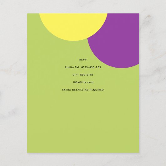 ラストフィエスタカクテルバチェロレッテブライダルシャワー (裏面)