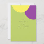 ラストフィエスタカクテルバチェロレッテブライダルシャワー 招待状 (裏面)