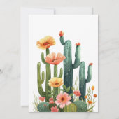 ラストフィエスタサボテンパーティ 招待状 (裏面)