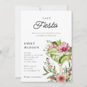 ラストフィエスタマルガリータフローラブライダルシャワー 招待状 (正面)