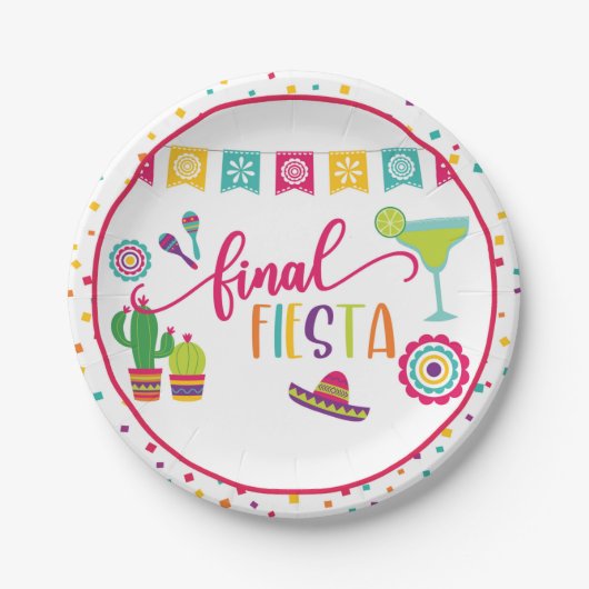 ラストフィエスタ ブライズシャワー プレート - WH (正面)