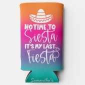 ラストフィエスタ 花嫁の最後の独身パーティーの記念品 スリム缶クーラー (正面)