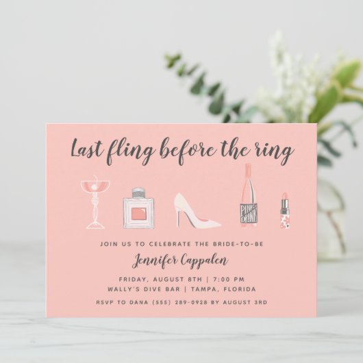 ラストフィットリングや輪バチェロレッテ 招待状 (スタンド正面)
