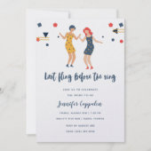 ラストフィングガールの踊りバチェロレッテ 招待状 (正面)