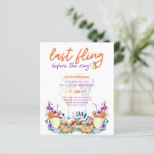 ラストフィング前リングや輪カクテルブライダルシャワー (スタンド正面)