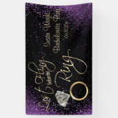 ラストフライバチェロレッテ – 紫 横断幕 (縦)