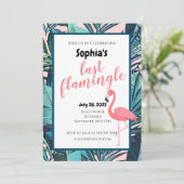 ラストフラミングルブライダルシャワー招待状 招待状 (スタンド正面)
