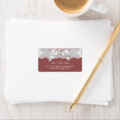 ラストブラウン&パールボウ住所 シール (インサイチュ)