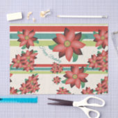 ラストブルゴーニュとティール（緑がかった色） 薄葉紙 (クラフト)