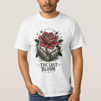 ラストブルーム 伝統的なタトゥーアート Tシャツ