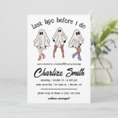 ラストブー・ビフォー・アイ・ドゥ！ ハロウィン・バチェロレッテ 招待状 (スタンド正面)