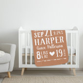 ラストベビーガール誕生統計キープサケ シェルパブランケット