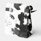 ラストホームダウン牛プリントホットピンクブライダルシャワー フェイバーボックス (裏面サイド)