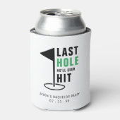 ラストホール ゴルフ バチェラーパーティー ホワイト 缶クーラー (缶正面)
