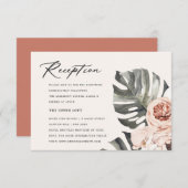 ラストボホモストレラウォーター色フローラ披露宴 エンクロージャーカード (正面/裏面)