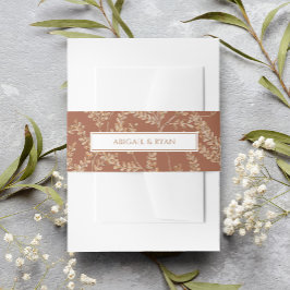 ラストボホワイルドフラワーフローラバタフライ結婚ズ 招待状ベリーバンド