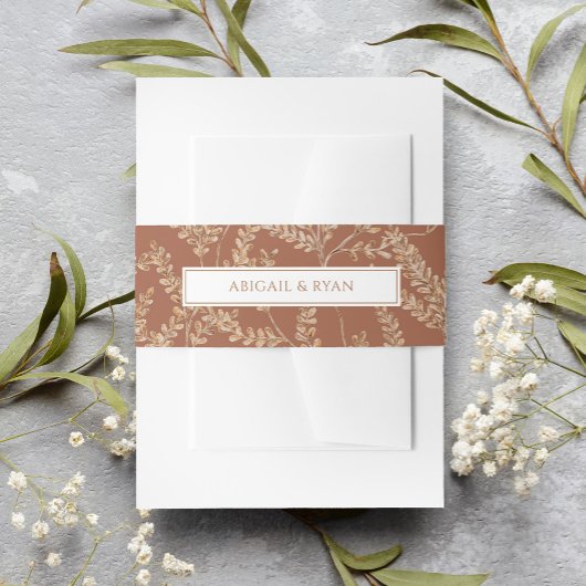 ラストボホワイルドフラワーフローラバタフライ結婚ズ 招待状ベリーバンド