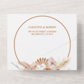 ラストボホ&パンパスグラス結婚ズ オールインワン招待状 (裏面)