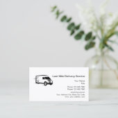 ラストマイル配送便 名刺 (スタンド正面)