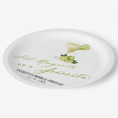 ラストマルガリータアサセニョリータブライダルシャワー ペーパープレート (アングル)