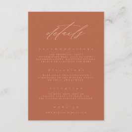 ラストミニマルピーチファインアートフローラ結婚ズ詳細 エンクロージャーカード