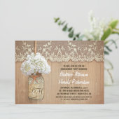 ラストメイソン·ジャー·ホワイト·アヤグサ婚約パーティ 招待状 (スタンド正面)