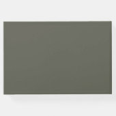 ラストモスグリーン金ゴールド紅葉結婚ズ ゲストブック (裏面)