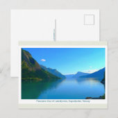 ラストラフィヨルドパノラマビュー ポストカード (正面/裏面)