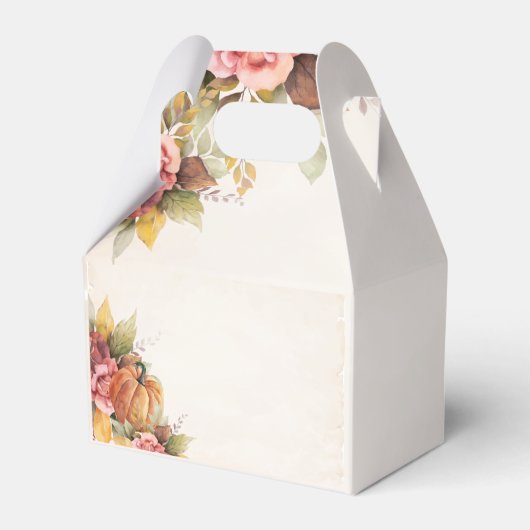 ラストリーブス パンプキン オータム ブライダルシャワー フェイバーボックス (裏面サイド)