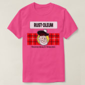 ラストルウムスプレー絵を描トリミュート白 Tシャツ (デザイン正面)