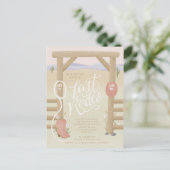 ラストロデオのカウガール ブライダルシャワー/バチェロレッテ ポストカード (スタンド正面)