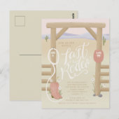 ラストロデオのカウガール ブライダルシャワー/バチェロレッテ ポストカード (正面/裏面)