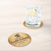 ラストロデオのカウボーイ　ブラウンのバチェラーパーティー ラウンドペーパーコースター (インサイチュ)