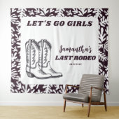 ラストロデオウェスタン女性のカーボーイバチェロレッテ タペストリー (インサイチュ(横))