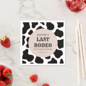 ラストロデオカウガールバチェロレッテウィークエンドパーティー スタンダードカクテルナプキン (インサイチュ)