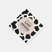 ラストロデオカウガールバチェロレッテウィークエンドパーティー スタンダードカクテルナプキン (角)