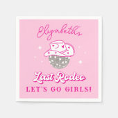 ラストロデオカウガールバチェロレッテパーティー スタンダードカクテルナプキン (正面)