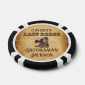 ラストロデオカウボーイグルンジブラウン独身パーティー ポーカーチップ (シングル)