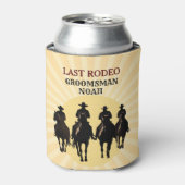 ラストロデオカウボーイサンセットブライズマン名独身 缶クーラー (缶正面)