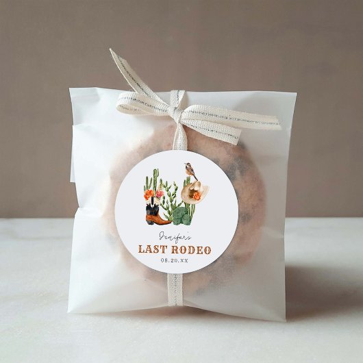 ラストロデオカスタムステッカー ラウンドシール