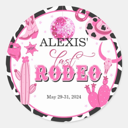 ラストロデオカスタム ラウンドシール (正面)