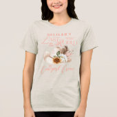 ラストロデオシック女性のカーボーイハットウェスタンブライダルパーティ トライブレンドＴシャツ (正面)