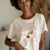 ラストロデオシック女性のカーボーイハットウェスタンブライダルパーティ トライブレンドＴシャツ